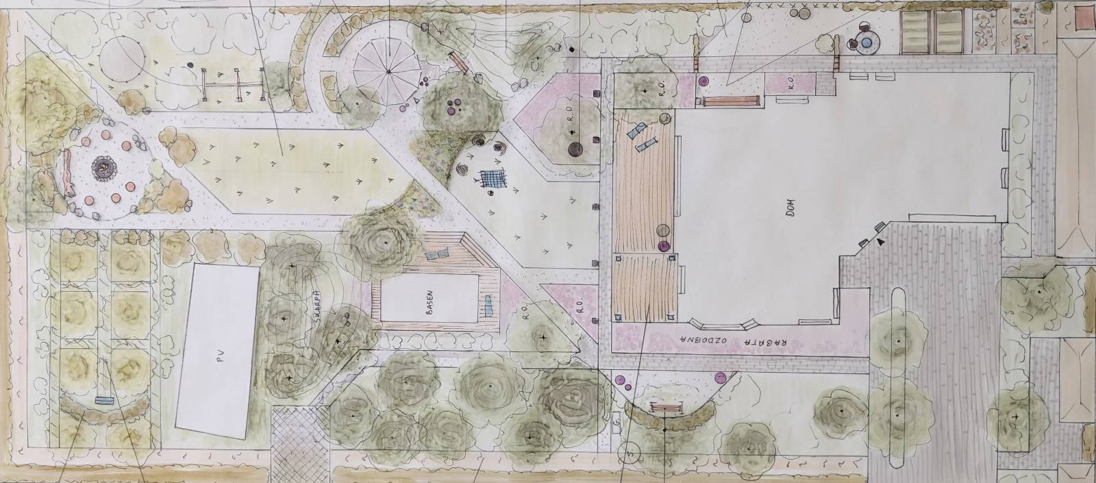 Koncepcja zagospodarowania terenu